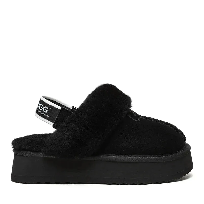 UGG Platform Slingback Scuff