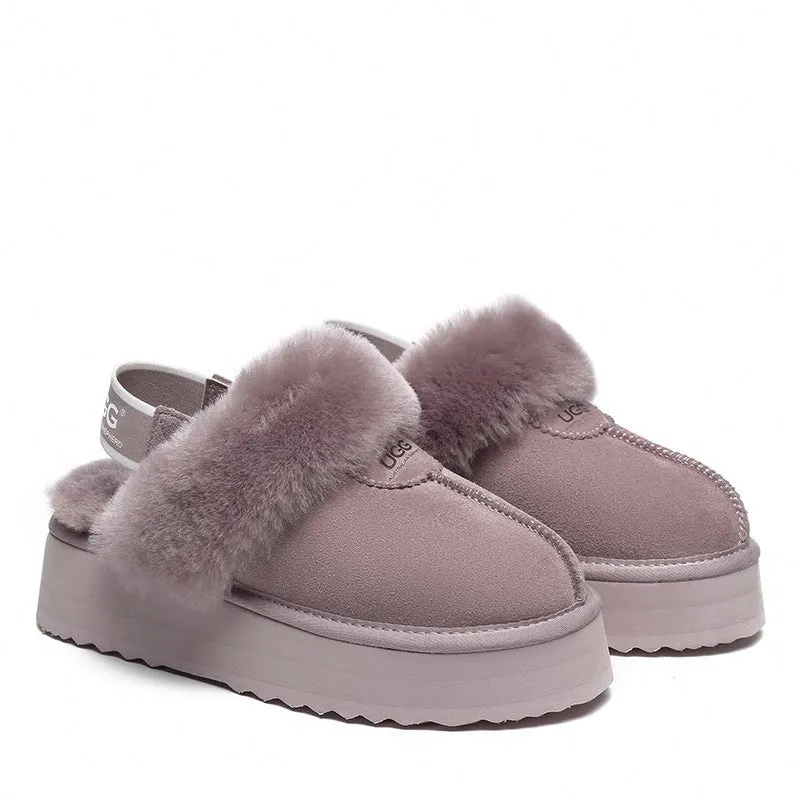 UGG Platform Slingback Scuff